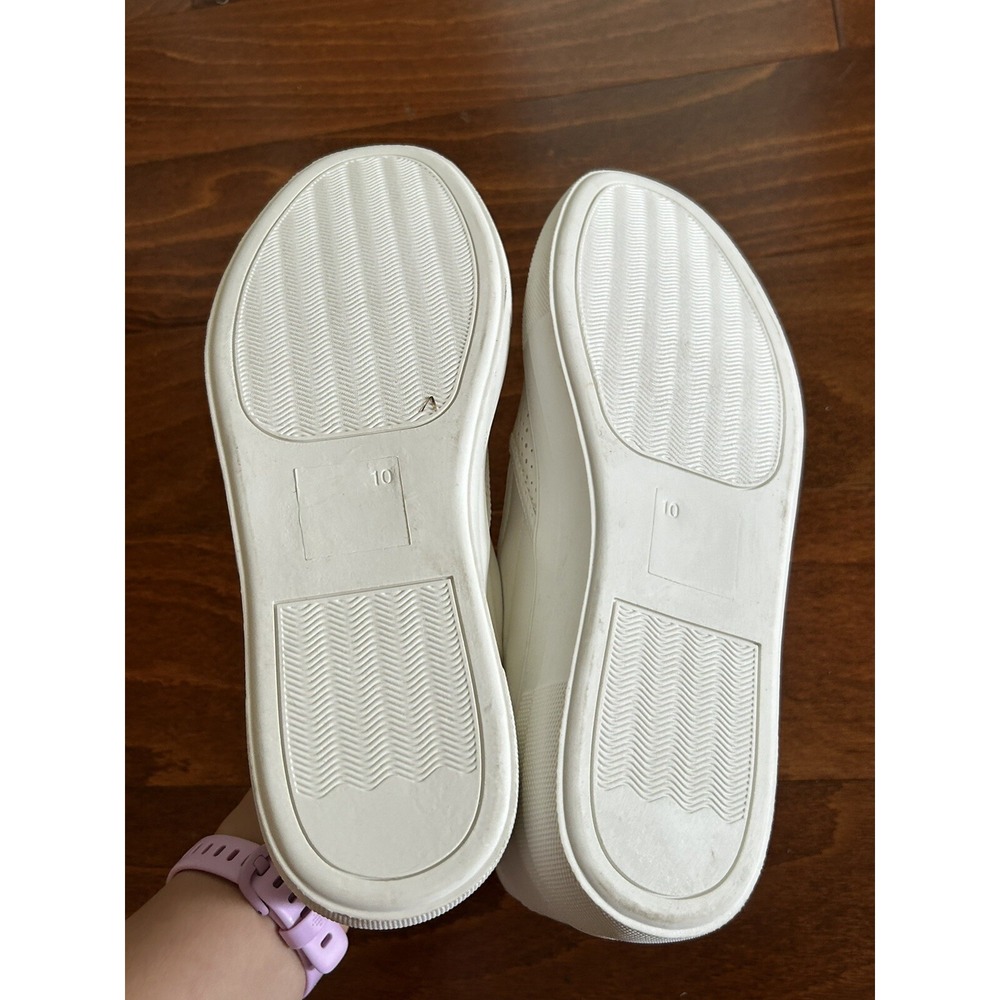 Soda Flat Women Shoes Slip On Loafers Casual Sneakers Memory Foam White‎ 10 NEW - Picture 5 of 7
